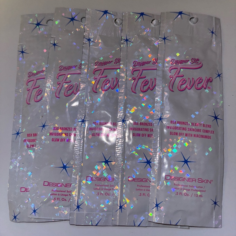 Designer Skin Fever Tanning Lotion Packet Bundle